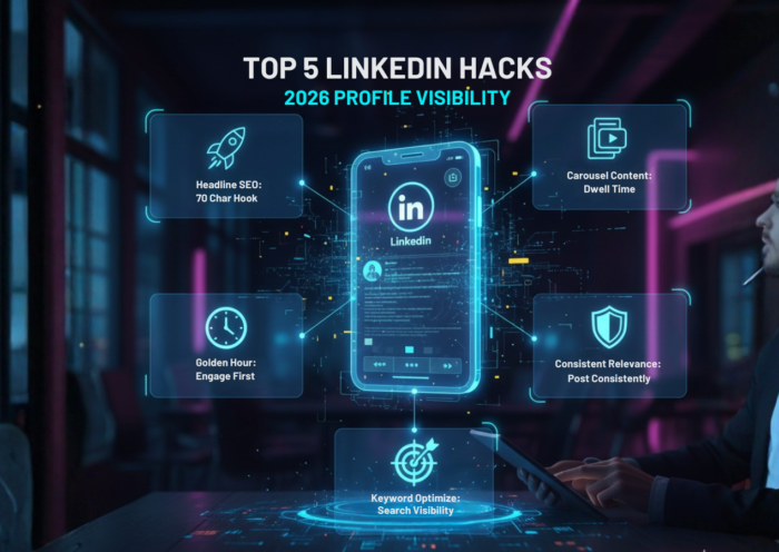 Top 5 LinkedIn Hacks for Profile Visibility in 2026 3 LinkedIn Profile Hacks